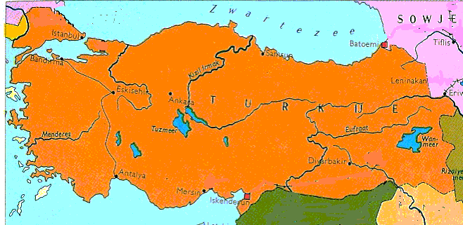 karte,landkaart,Turkije